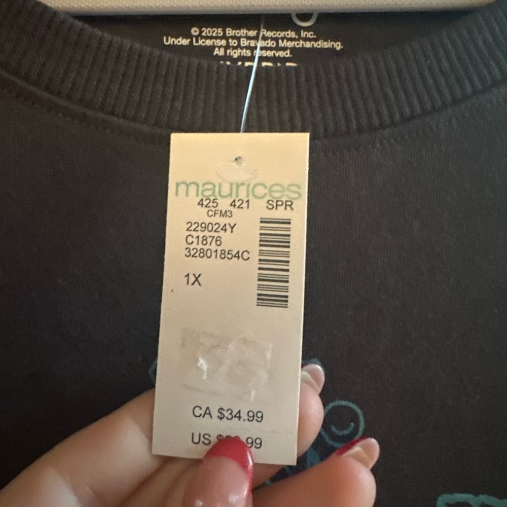 B10 NWT Maurices | The Beach Boys Colorful Ombré Graphic - Picture 3 of 6